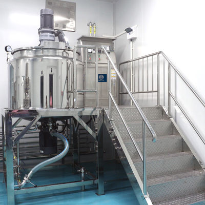 Buy Cosmetic Industry Liquid Homogenizer Mixer With Three Layer Stainless Steel Pot Body online manufacture
