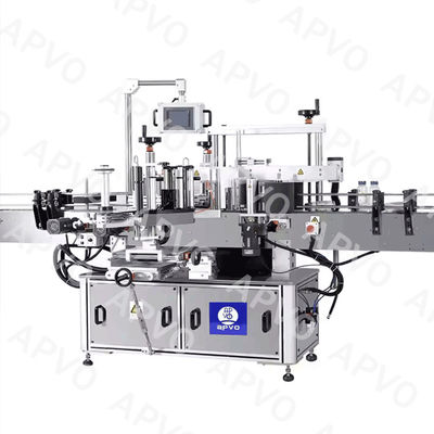 Buy 80BPM  Fully Automatic Labeling Machine Double Side Round Flat Bottle Labeler Machine online manufacture