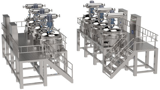 Buy PLC Conntrol Vacuum Homogenizer Machine For Shampoo Toothpaste Production online manufacture