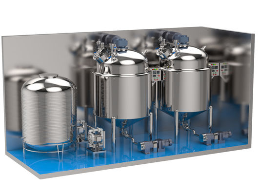 Buy 10-10000L Shampoo Homogenizer Machine With High Vacuum Efficiency Control Panel online manufacture