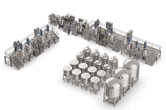 Buy High Speed Liquid Mixing Equipment With Hydraulic Lifting PLC Touch Screen Control online manufacture