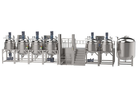 Buy Hydraulic Lifting Vacuum Emulsifier Homogenizer 316/304 Stainless Steel Material online manufacture