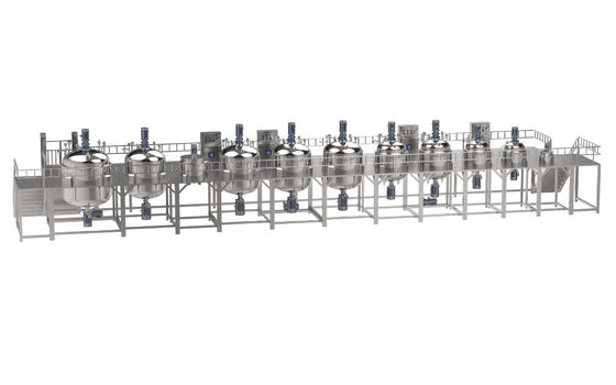Buy Industrial Homogenizer Toothpaste Making Machine With High Shear Mixer online manufacture