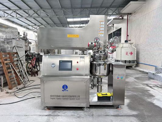Buy Mayonnaise Making Machine Vacuum Emulsifying Homogenizer Machine High Shear Mixer online manufacture
