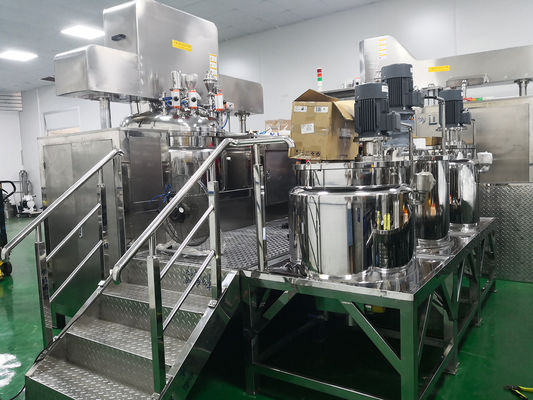 Stainless Steel  Toothpaste Manufacturing Equipment With Homogenizing / Emulsifying