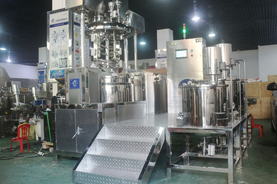 High Capacity Stainless Steel Toothpaste Production Machine Emulsifying Homogenizing