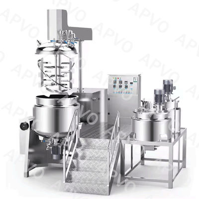 1000L Customized Cosmetic Emulsifier Mixer Paste Heating Cosmetic Homogenizer