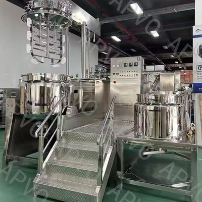 Single / Double Mixing Way Vacuum Emulsifier Homogenizer For High Viscosity Product