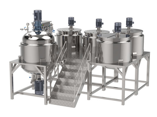 Cosmetics Production High Shear Mixer Machine For Efficiently Mixing Liquids