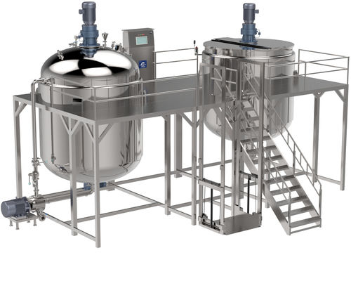 Three Layers Vacuum Homogenizer Machine Steam/Electricity Heating