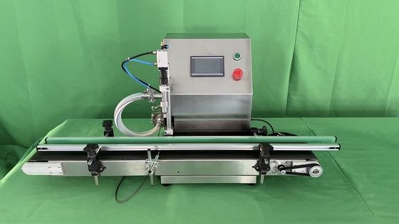 Table Type Filling Machine Desktop Automatic Filling Machine With Conveyor Belt
