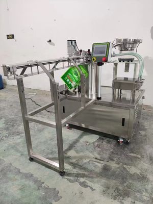 スクッションノズルバッグ 充填機 コンパクト オートマティック スプート ポッチ 充填機
